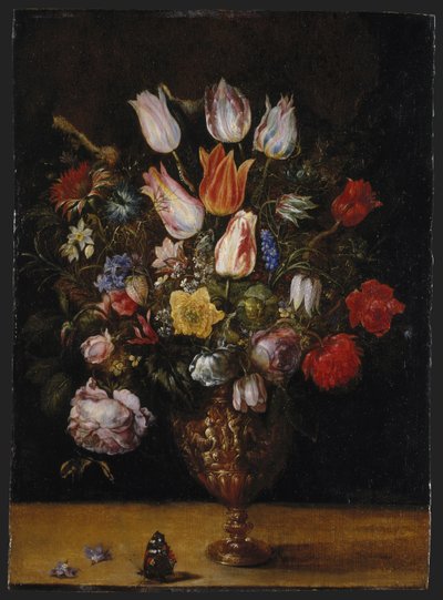 Fleurs dans un vase - Kasper or Gaspar van den Hoecke