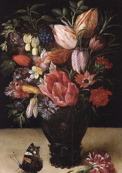 Nature morte de fleurs - Kasper or Gaspar van den Hoecke