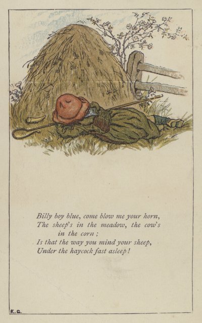Billy boy blue, viens me jouer de ton cor - Kate (after) Greenaway