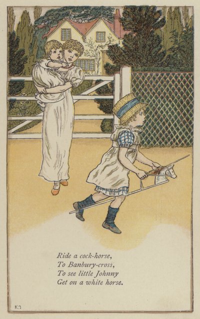 Chevauche un cheval de bois - Kate (after) Greenaway