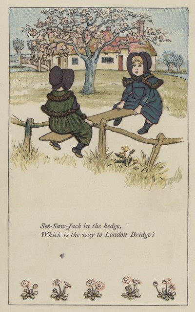 Bascule-Jack dans la haie - Kate (after) Greenaway