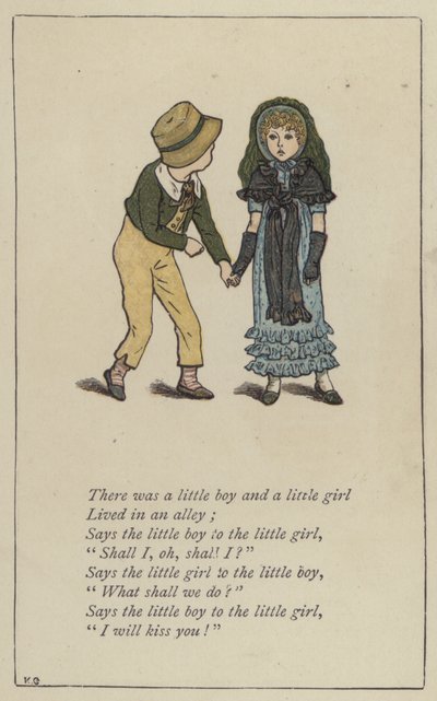 Il y avait un petit garçon et une petite fille - Kate (after) Greenaway