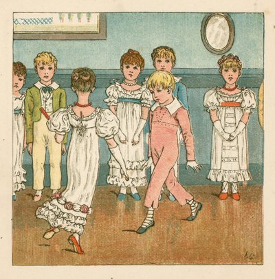 Leçon de danse - Kate Greenaway
