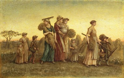 Glaneuses Rentrant à la Maison - Kate Greenaway