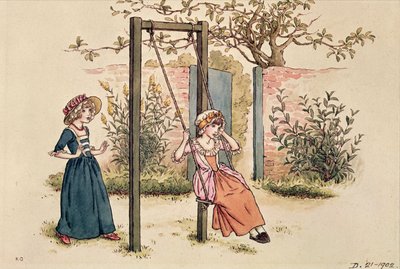 Illustration pour la Saint-Valentin, 1914 - Kate Greenaway