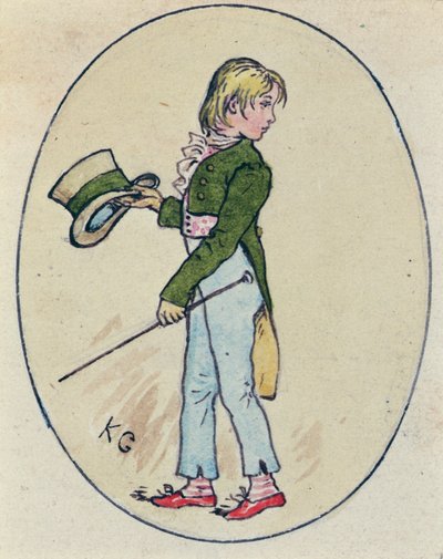 Illustration pour la Saint-Valentin, 1914 - Kate Greenaway
