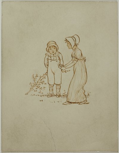 Petit garçon et petite fille - Kate Greenaway