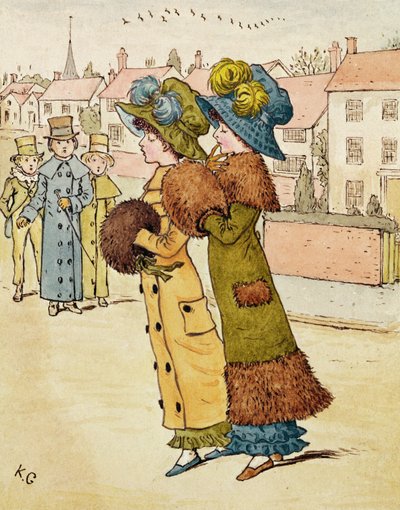 En Promenade, 19ème siècle - Kate Greenaway