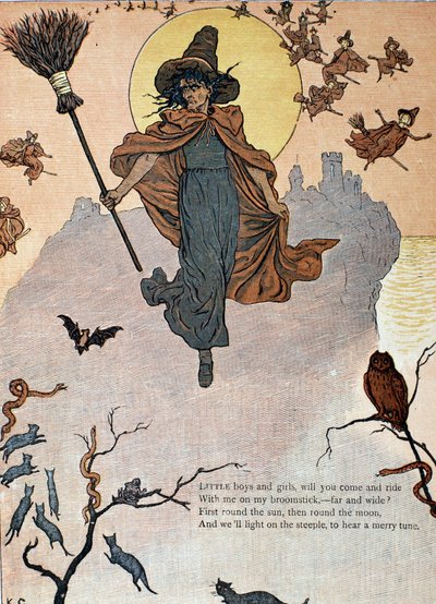 Sabbat des sorcières et des animaux maléfiques - Kate Greenaway