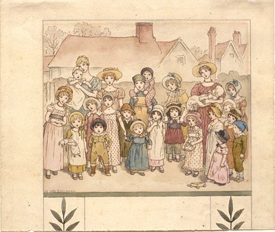 Spectacle de rue - Kate Greenaway