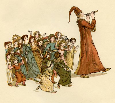 Le Joueur de flûte de Hamelin - Kate Greenaway