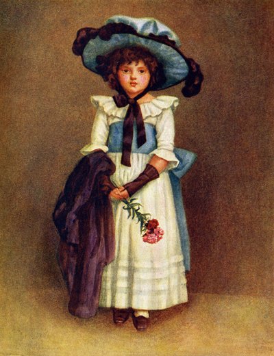 Le petit modèle par Kate Greenaway - Kate Greenaway