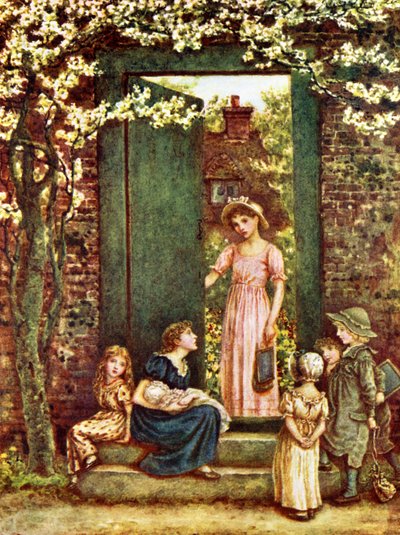 La porte ouverte - Kate Greenaway