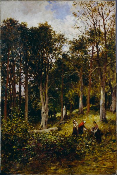 Paysage (Quatre figures dans un bois) - Kate S. Brodie
