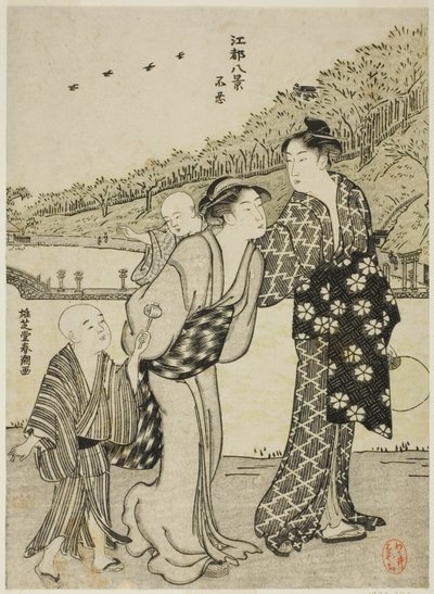 Étang de Shinobazu, de la série "Huit vues d