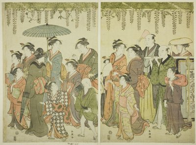 Offrande votive - Katsukawa Shuncho