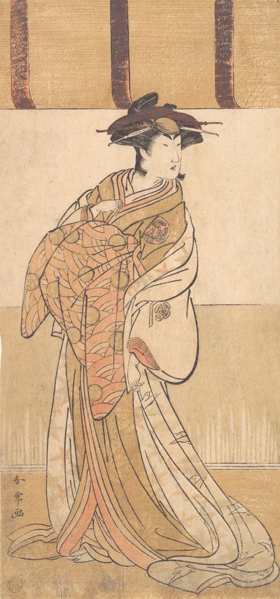 Nakamura Riko dans le rôle de Oiso no Tora - Katsukawa Shunjo