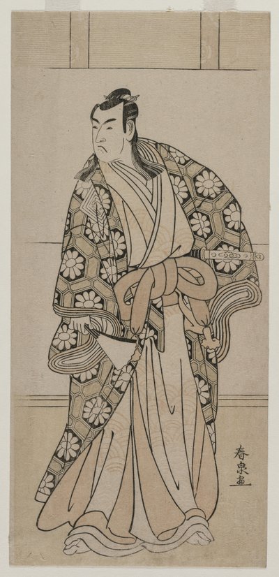 Ichikawa Monnosuke II en tant que seigneur - Katsukawa Shunkō II