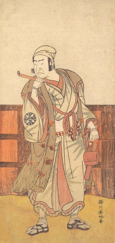 Le premier Nakamura Nakazo dans le rôle de Shimada no Hachizo, avril 1783 - Katsukawa Shunko