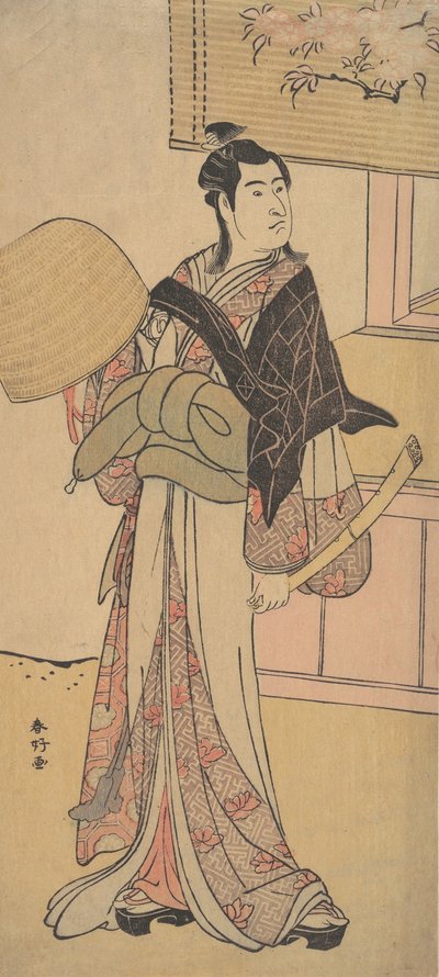 Le troisième Sawamura Sojuro dans le rôle de Shirai Gonpachi, 2ème mois, 1788 - Katsukawa Shunko
