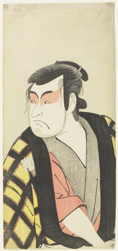 (Un acteur en maquillage "Beni guma") - Katsukawa Shunsho