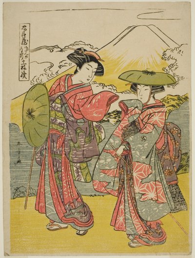 Acte huit : Voyage nuptial de la pièce Chushingura (Trésor des vassaux loyaux) - Katsukawa Shunsho