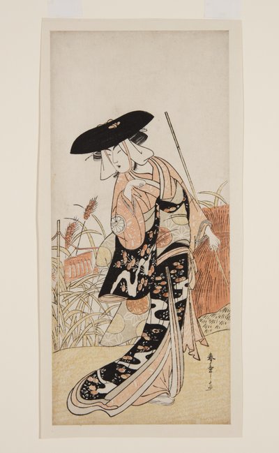 Acteur Segawa Kikunojo III en tant que renard Okiku (Okiku-gitsune) - Katsukawa Shunsho