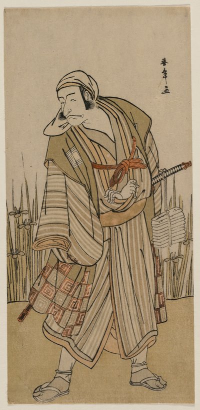 Ichikawa Danjuro V en voyageur à côté d