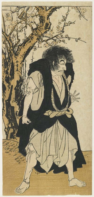 Ichikawa Danjūrō V en tant que moine Wantetsu - Katsukawa Shunsho