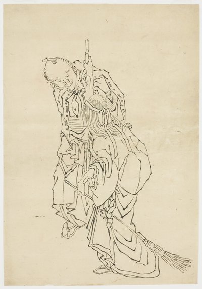 Jo et Uba ; Thème de Takasago, ca. 1815-1849 - Katsushika (school of) Hokusai