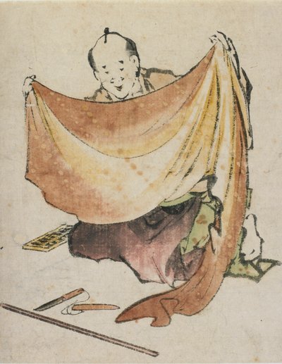 Un marchand de tissus - Katsushika Hokusai