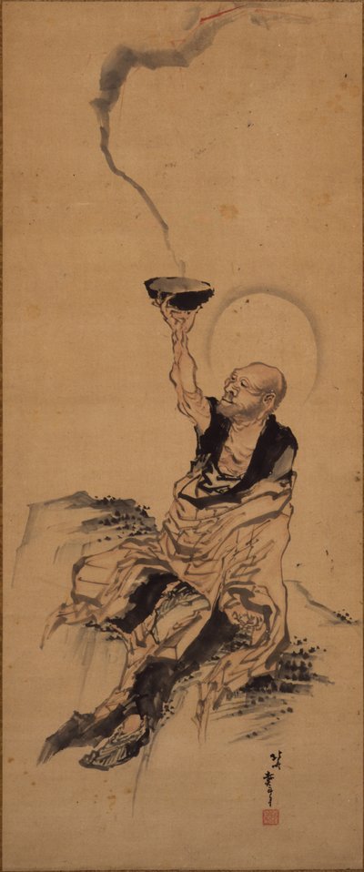 Arhat - Katsushika Hokusai