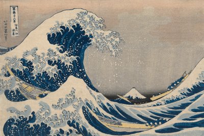 Sous les vagues au large de Kanagawa, également connu sous le nom de La Grande Vague, de la série Trente-six vues du mont Fuji - Katsushika Hokusai