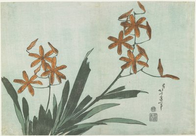 Lys des mûres, c. 1832 - Katsushika Hokusai
