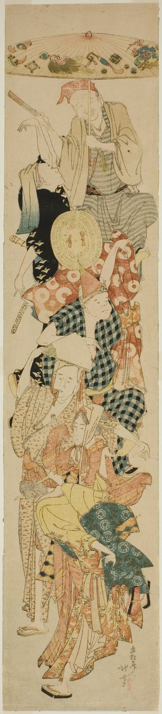 Danse du festival Bon - Katsushika Hokusai
