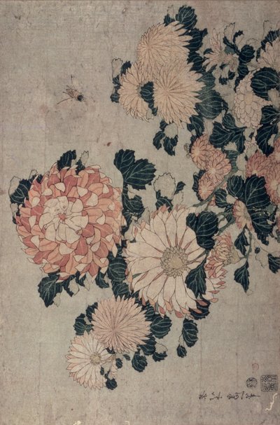 Chrysanthèmes - Katsushika Hokusai