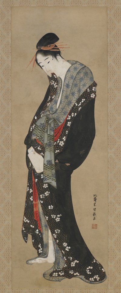 Courtisane, période Edo - Katsushika Hokusai
