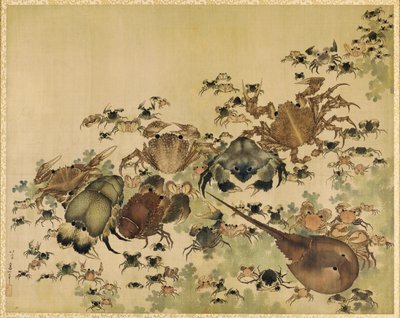 Crustacés, Période Edo c.1825 - Katsushika Hokusai
