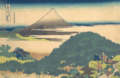 Pin coussin à Aoyama, de la série Trente-six vues du mont Fuji - Katsushika Hokusai