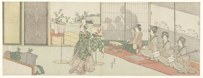 Performance de danse - Katsushika Hokusai
