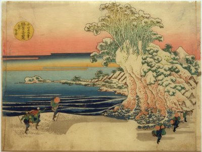 La côte de Sodegaura dans la province de Sagami - Katsushika Hokusai