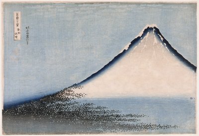 Beau vent, temps clair, édition variante, de la série Trente-six vues du mont Fuji, vers 1831 - Katsushika Hokusai