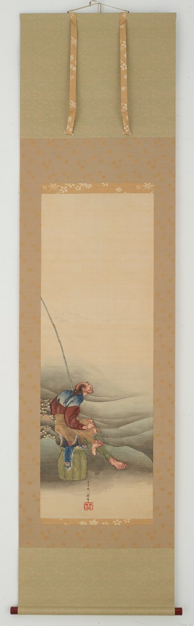 Pêcheur, période Edo - Katsushika Hokusai