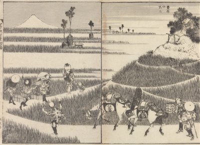 Extrait de « Cent vues du mont Fuji » - Katsushika Hokusai