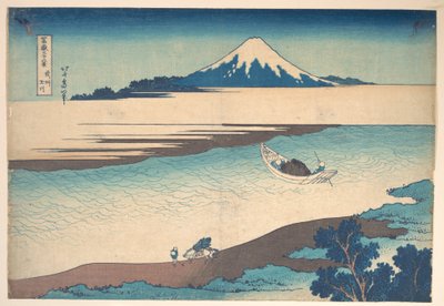 Fuji — La rivière Tama, province de Musashi, tiré de la série « Les trente-six vues du mont Fuji » (Fugaku sanjūrokkei) - Katsushika Hokusai
