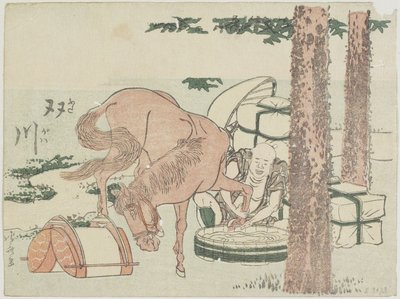 Futakawa, 1799-1802 - Katsushika Hokusai