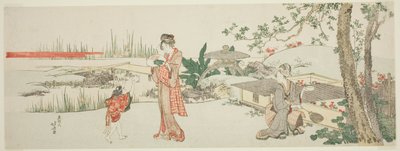 Vendeur de poissons rouges - Katsushika Hokusai