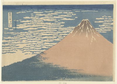 Beau temps et vent du sud - Katsushika Hokusai
