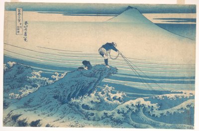 Kajikazawa, dans la province de Kai (Kōshū Kajikazawa), tiré de la série « Les trente-six vues du mont Fuji » (Fugaku sanjūrokkei) - Katsushika Hokusai
