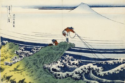 Kajikazawa dans la province de Kai, de la série "Trente-six vues du mont Fuji" - Katsushika Hokusai